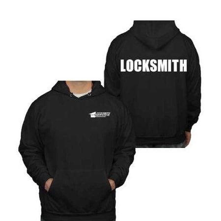 Uhs Hardware Black Locksmith Hoodie- Extra Large TS-HOODIE-XL